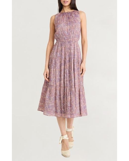 The Good Journey Pink Tiered Maxi Dress