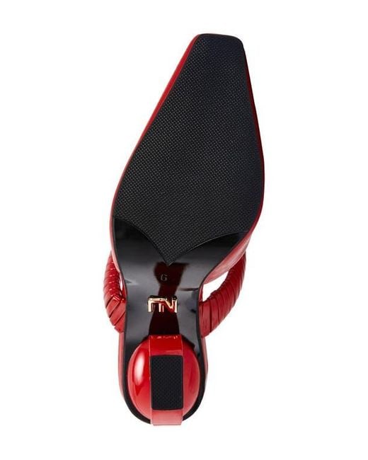 Ninety Union Red Luna Mule Pump