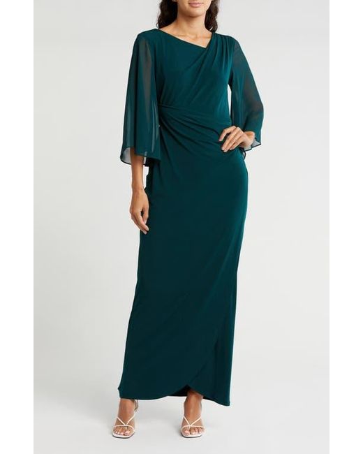 connected apparel chiffon dress Connected Apparel TKH47900 - Short Mesh Sheath Dress