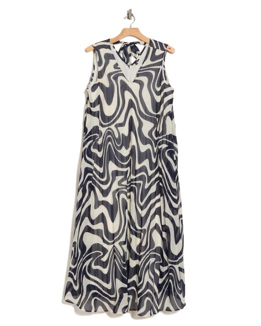 Vero Moda Black Kate Swirl Print Sleeveless Dress