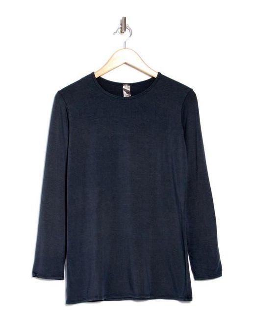 Go Couture Blue Basic Stretch Modal T-Shirt