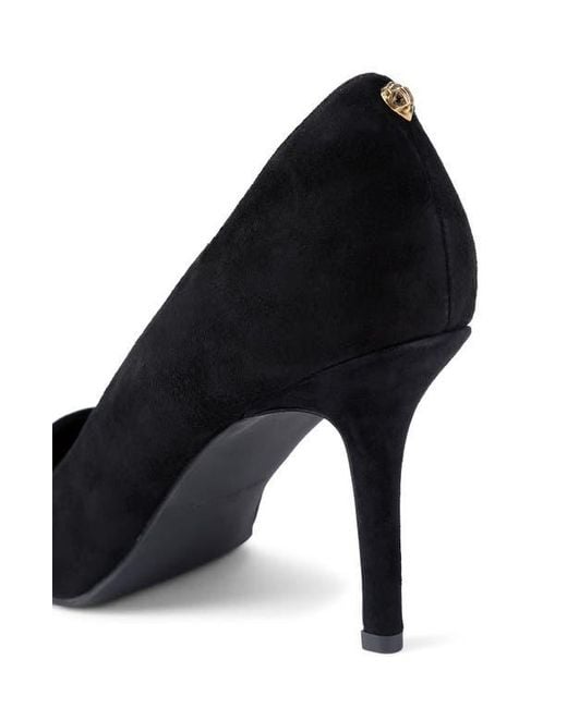 Kurt Geiger Black Pointy Toe Leather Pumps