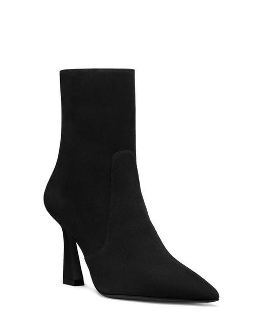Stuart Weitzman Black Vinnie 85 Zip Bootie