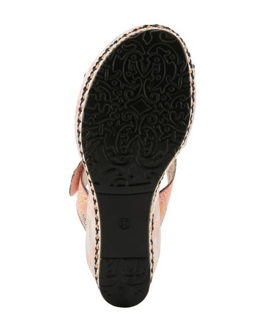 Spring Step Orange Coverup Wedge Sandal
