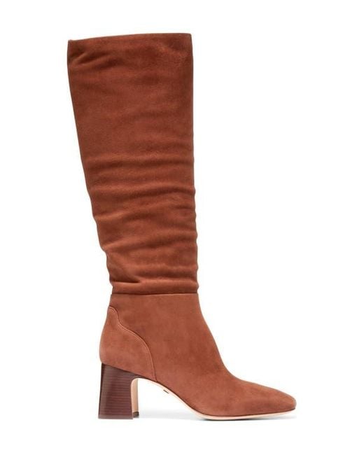 Cole Haan Brown Gabriella Knee High Slouch Boot
