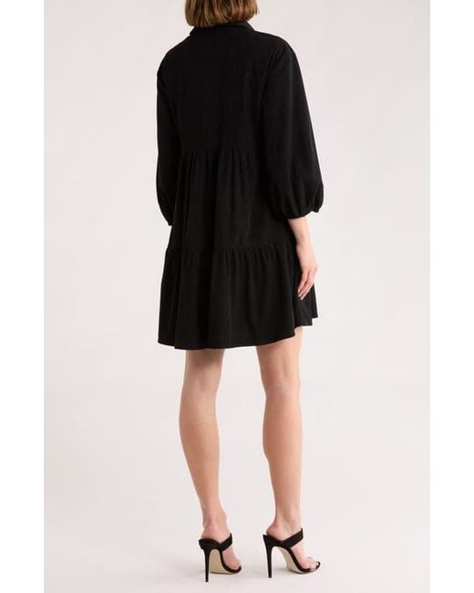 AREA STARS Black Cosette Corduroy Dress