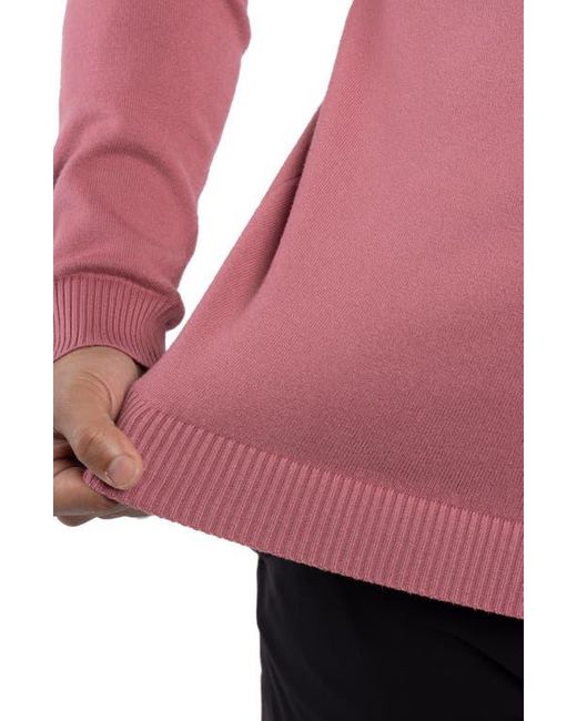 Xray Jeans Pink V-Neck Rib Knit Sweater for men