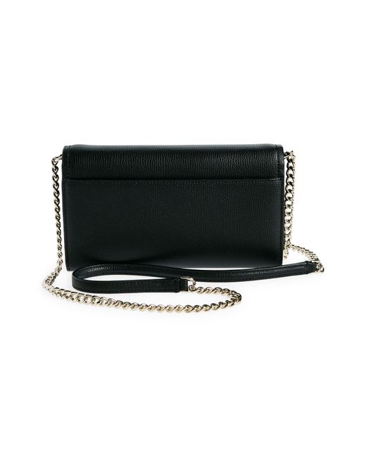 Kate Spade Black Cameron Wallet On A Chain