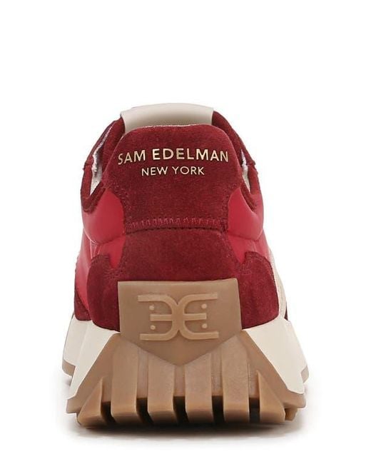 Sam Edelman Red Langley Sneaker