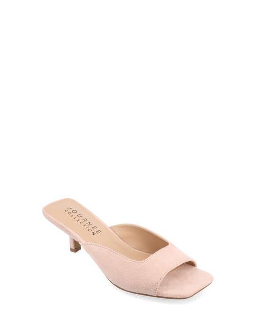 Journee Collection Pink Larna Heeled Sandal