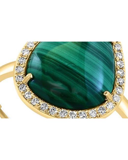 Effy Blue Malachite & Diamond Ring