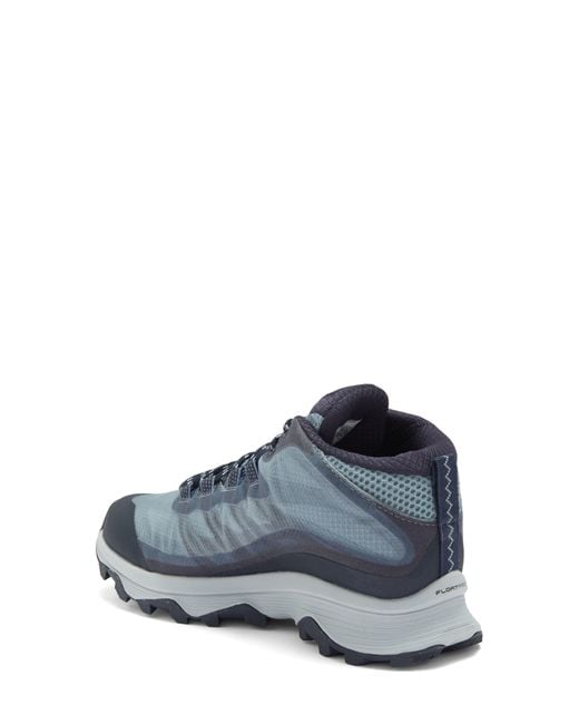 Merrell Blue Moab Speed Gore-tex® Mid Hik Ing Shoe
