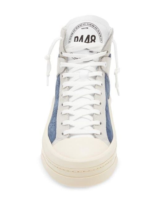 P448 Blue Rail High Top Sneaker for men