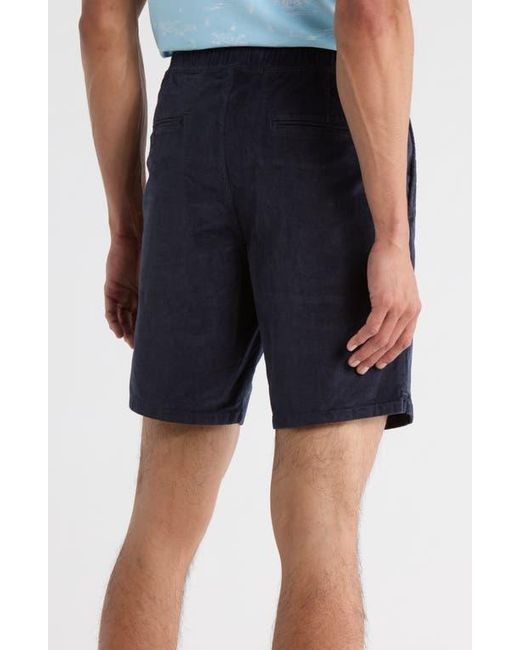 Travis Mathew Blue Cuddy Cabin Drawstring Shorts for men