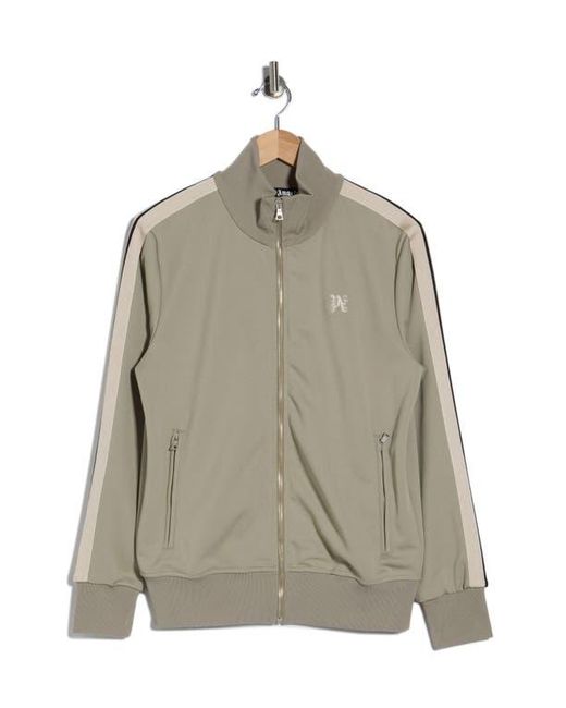 Palm Angels Gray Track Jacket for men