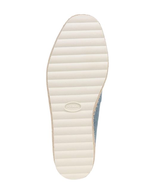 Dr. Scholls Blue Sunray Slip-on Espadrille Sneaker