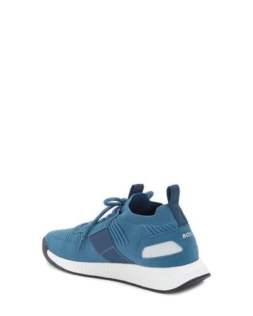 Boss Blue Titanium Sneaker for men
