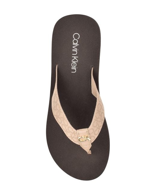 Calvin Klein Multicolor Caluha Flip Flop Sandal