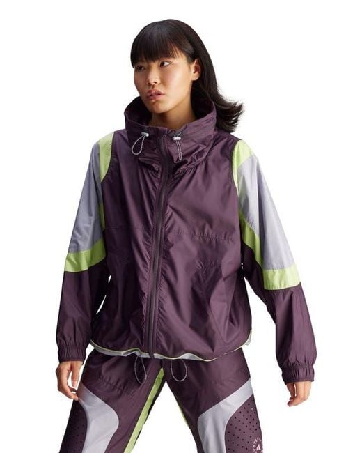 Adidas By Stella McCartney Purple Wind.Rdy Woven Track Jacket