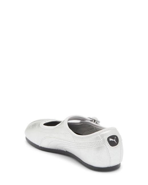 PUMA White Tacklette Flat
