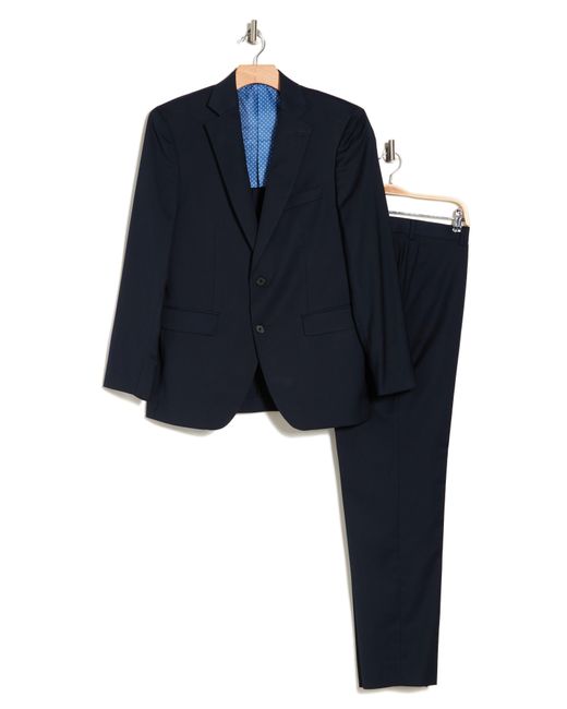 ALTON LANE Blue The Mercantile Trim Fit Suit for men