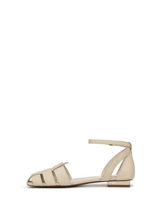 Franco Sarto White Taylon Fisherman Sandal