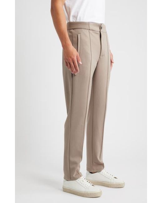 Bugatchi Gray Soft Touch Pintuck Knit Pants for men