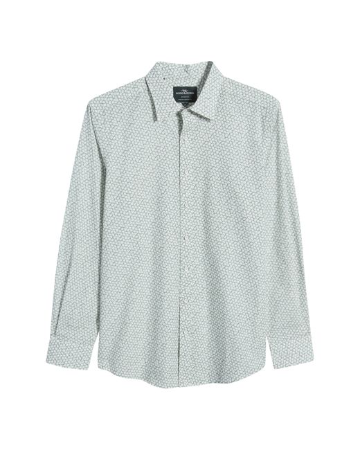 Rodd & Gunn White Massey West Sports Fit Floral Button-up Shirt for men