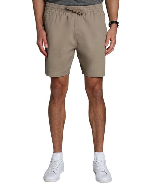 Jachs New York Natural Stretch Twill Pull-on Shorts for men