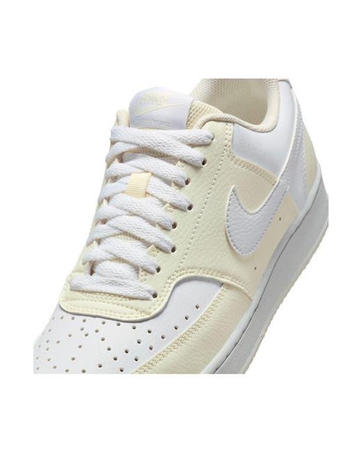 Nike White Court Vision Low Sneaker