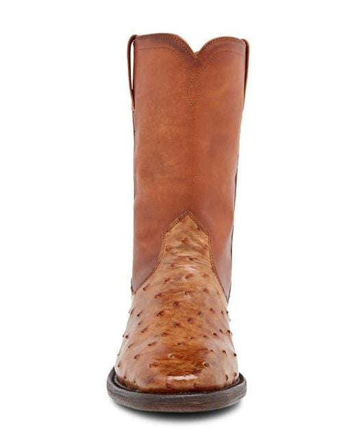 Frye Brown Weston Roper Leather Boot for men