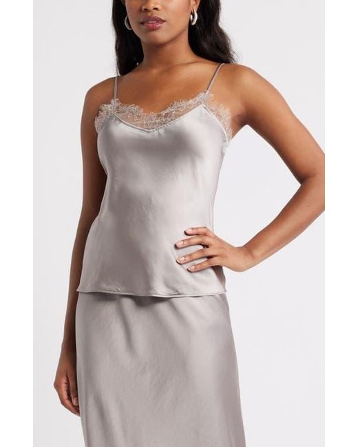 Open Edit Multicolor Lace Trim Cami