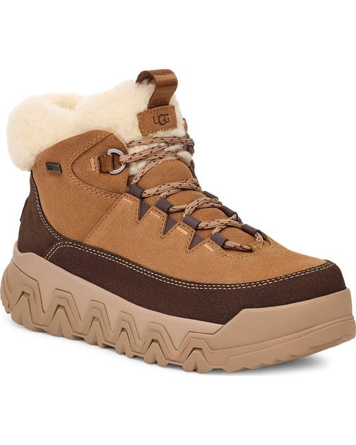 Ugg Brown UGGplush Wool-Blend Waterproof Hiking Boots
