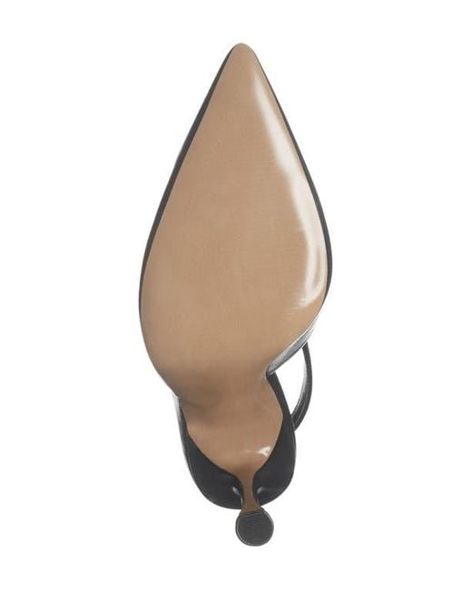 Steve Madden Black Beverlie Pointed Toe Slingback Pump