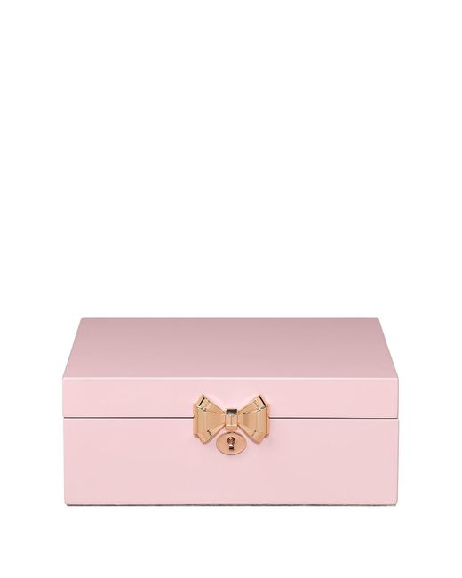Ted Baker Lacquered Hero Pink Jewellery Box With Musical Ballerina