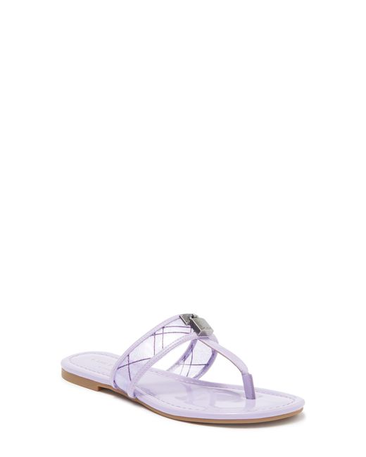 Kurt Geiger White Brixton Vinyl T-bar Sandal