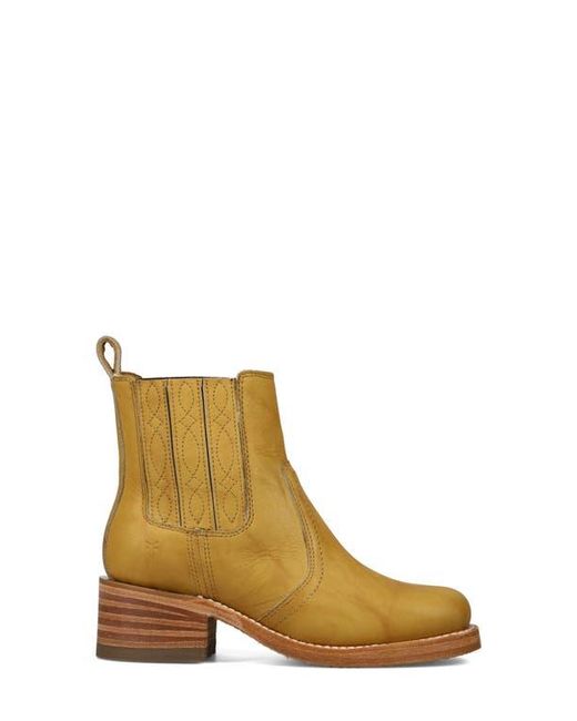 Frye Brown Campus Platform Chelsea Boot