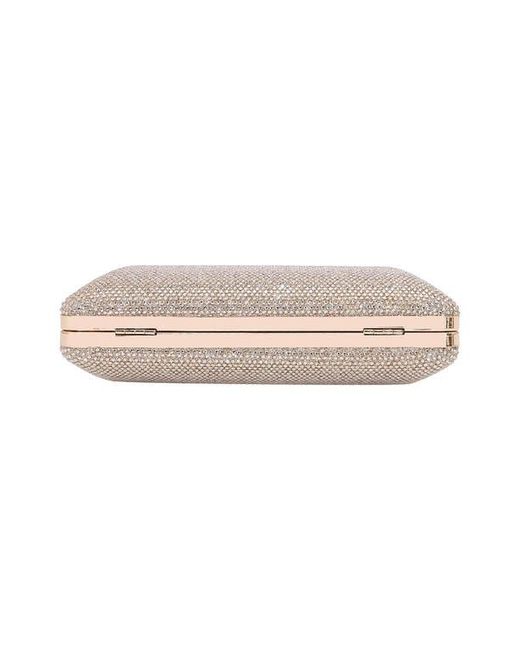 BERNESS Gray Rhinestone Clutch