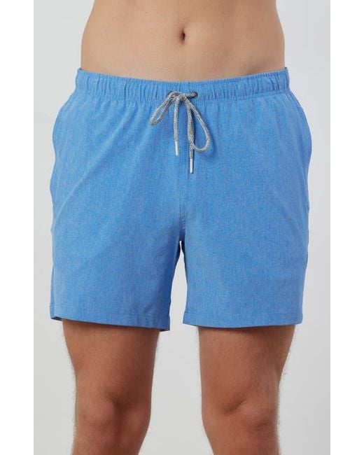 Rainforest Blue Not Your Average Solid Swim Trunks for men