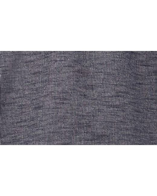 Bugatchi Blue Quarter Zip Performance Pullover for men