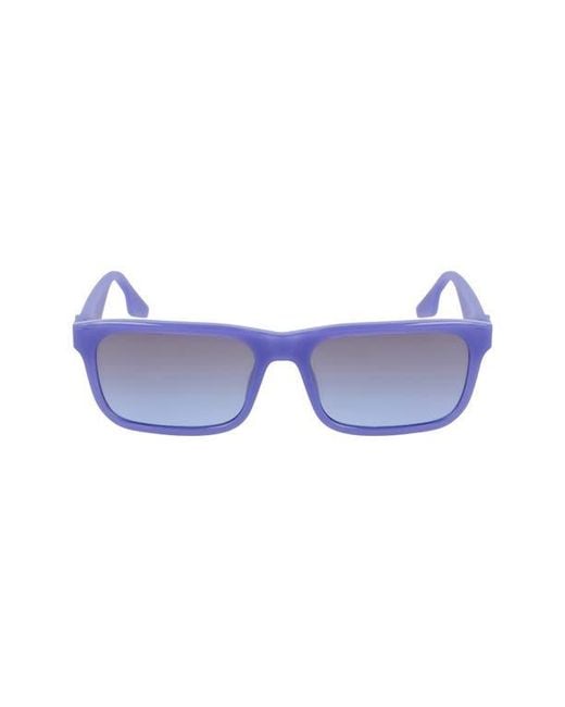 Converse Blue Restore 54Mm Rectangular Sunglasses