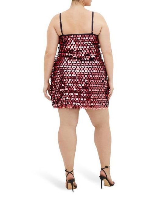 city chic red sequin dress Sorority Rush Dress | Vietta Sequin Cami Micro Mini Dress