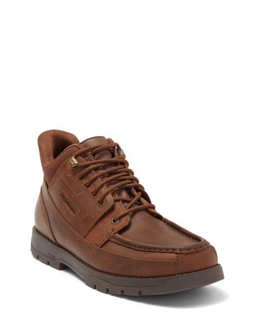 Rockport Marangue Moc Boot In Nutmeg Leather At Nordstrom Rack in Brown for  Men | Lyst