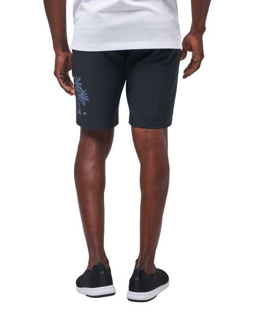 Travis Mathew Blue The Boneyard Shorts for men