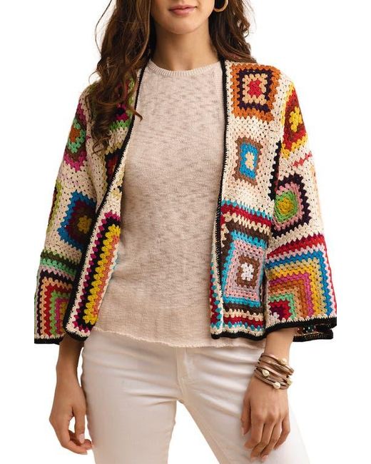 Saachi Natural Granny Crochet Jacket