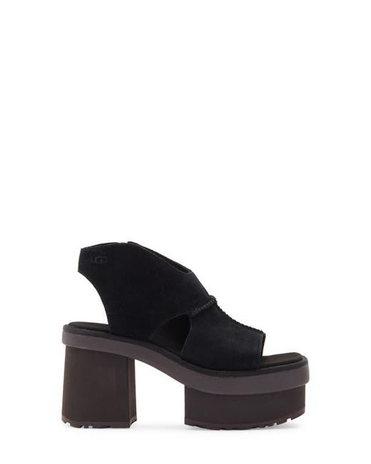 Ugg Black New Heights Platform Sandal