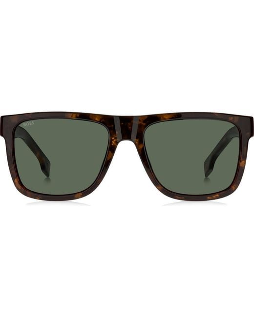Boss Green 55Mm Rectangular Sunglasses for men