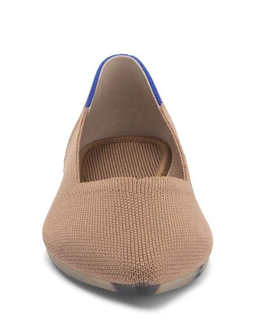 Rothy's Brown Pointy Toe Flat