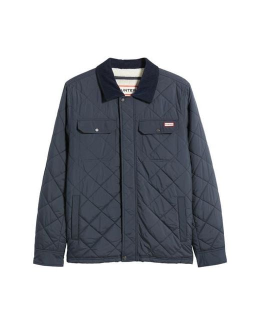 Hunter Blue Bell Quilted Barn Jacket for men
