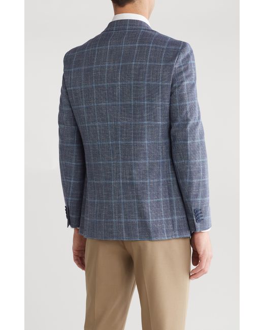 Original Penguin Blue Single Breasted Two Button Sport Coat for men